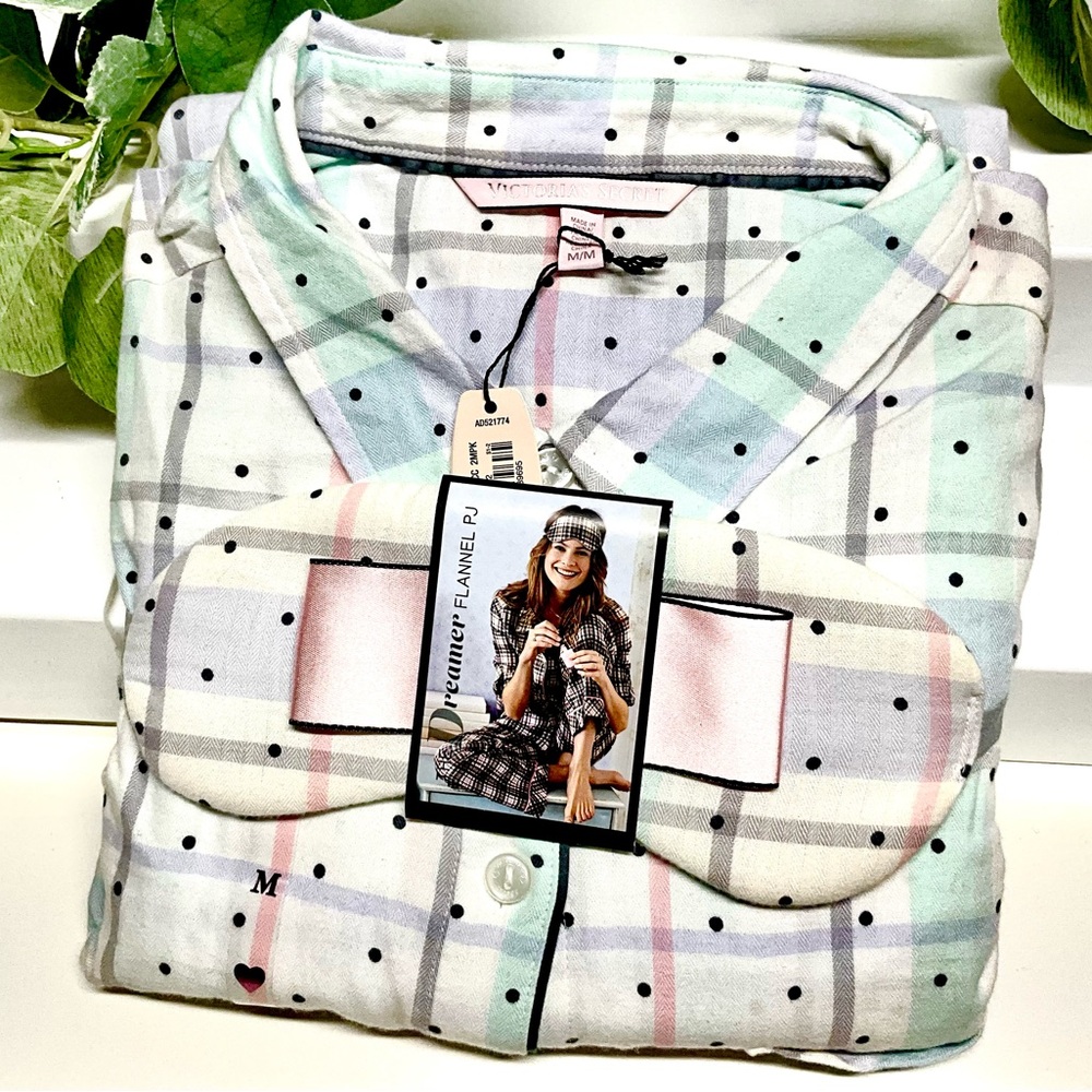 Dreamers Multicolor Plaid Women's Pajama Set